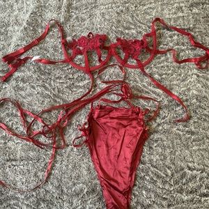 Red Lace Lingerie